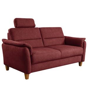 Sofa Baulon (3-Sitzer) Flachgewebe - Flachgewebe Ama: Weinrot