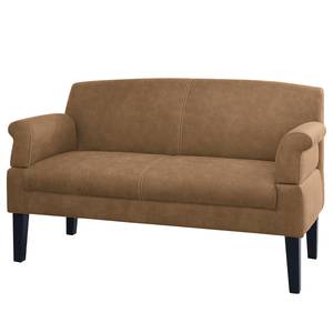 Sofa Gramont (2-Sitzer) Antiklederlook - Microfaser Priya: Braun