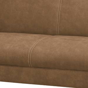 Sofa Gramont (2-Sitzer) Antiklederlook - Microfaser Priya: Braun