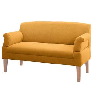 Sofa Gramont (2-Sitzer) Flachgewebe - Flachgewebe Eteri: Senfgelb