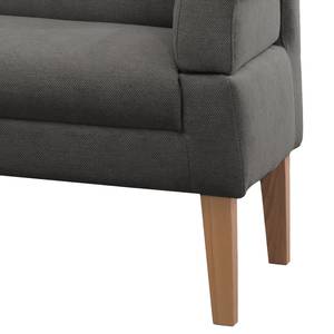 Sofa Gramont (3-Sitzer) Flachgewebe - Flachgewebe Eteri: Grau