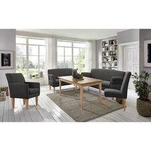 Sofa Gramont (2-Sitzer) Flachgewebe - Flachgewebe Eteri: Grau