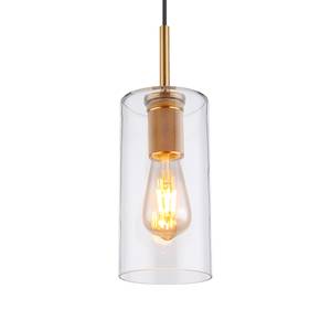 Hanglamp Adara I transparant glas/ijzer - 1 lichtbron