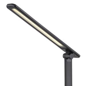 LED-tafellamp Achim polypropeen/ijzer - 1 lichtbron - Zwart