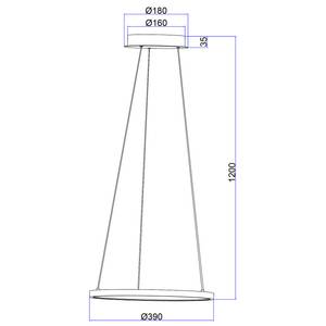 Suspension Ralph II Polyéthylène / Fer - 1 ampoule