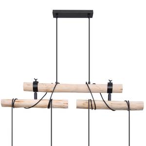 Suspension Hermine I Fer / Eucalyptus massif - 4 ampoules