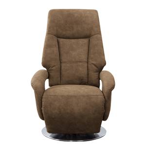 Relaxfauteuil Givors microvezel - Microvezel Priya: Taupe - Relaxfunctie