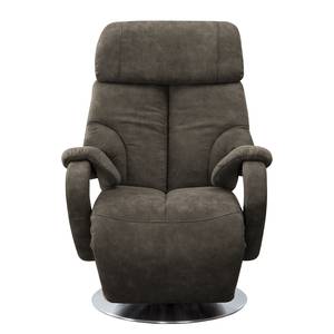 Relaxfauteuil Foulbec microvezel - Microvezel Priya: Antracitekleurig - Relaxfunctie