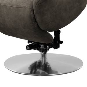 Fauteuil relax Givors Microfibre - Microfibre Priya: Anthracite - Fonction relaxation - Avec aide au redressement