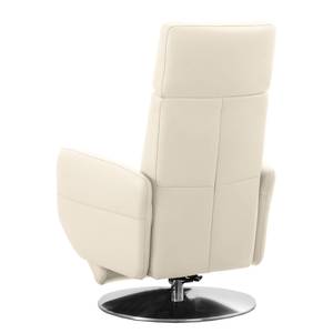 Fauteuil relax Bosville Cuir véritable - Cuir Pua: Crème - Fonction relaxation - Réglage électrique : 2 moteurs avec câble