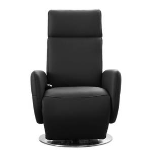 Fauteuil relax Bosville Cuir véritable - Cuir Pua: Noir - Fonction relaxation - Réglage électrique : 2 moteurs avec batterie