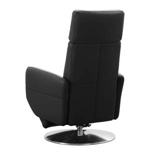 Fauteuil relax Bosville Cuir véritable - Cuir Pua: Noir - Fonction relaxation - Réglage électrique : 2 moteurs avec batterie