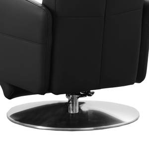 Fauteuil relax Bosville Cuir véritable - Cuir Pua: Noir - Fonction relaxation - Réglage électrique : 2 moteurs avec batterie