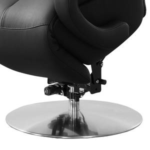 Fauteuil relax Foulbec Cuir véritable - Cuir Pua: Noir - Fonction relaxation - Avec aide au redressement