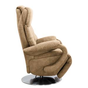 Fauteuil relax Foulbec Microfibre - Microfibre Priya: Beige - Fonction relaxation