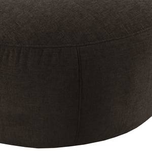 Pouf Montfort Chenille - Tissu Chenille Alix: Espresso