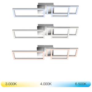 Plafonnier Frame II Polycarbonate / Fer - 1 ampoule