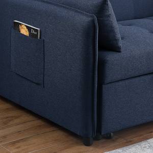 Schlafsofa Millery Webstoff - Blau