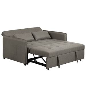 Schlafsofa Millery Webstoff - Grau