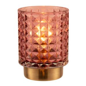 LED-tafellamp Cute Glamour transparant glas/messing - 1 lichtbron