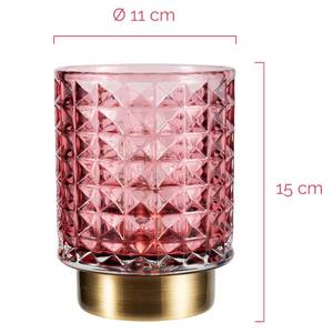 LED-Tischleuchte Cute Glamour Klarglas / Messing - 1-flammig