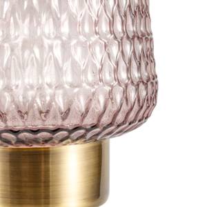 LED-tafellamp Sparkling Glamour transparant glas/messing - 1 lichtbron