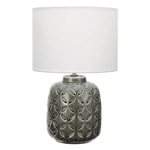 Lampe Glowing Bloom Tissu mélangé / Céramique - 1 ampoule