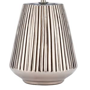 Lampe Toss Of Silver Tissu mélangé / Céramique - 1 ampoule