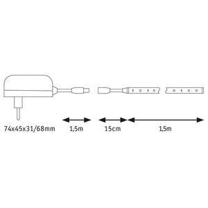 LED-strips SimpLED 1,5m silicone - 1 lichtbron