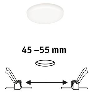 LED-inbouwlamp Veluna IX acrylglas - 1 lichtbron