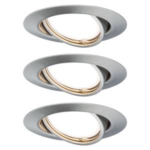 LED-Einbauleuchte Base I Acrylglas / Aluminium - 3-flammig