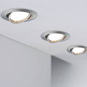 LED-inbouwlamp Base I acrylglas/aluminium - 3 lichtbronnen