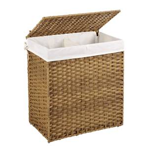 Wasmand La Boisse ijzer/kunststof - Beige - 57 x 61 cm