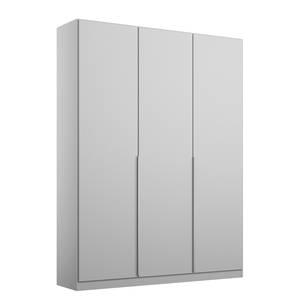 Armoire à portes battantes Alabama Gris - 136 x 210 cm - Classic - Sans portes miroir