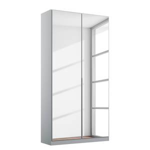 Draaideurkast Alabama Grijs - 91 x 210 cm - Premium - Met spiegeldeuren