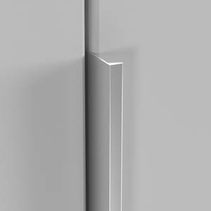 Drehtürenschrank Alabama Grau - 136 x 229 cm - Basic - Ohne Spiegeltür/-en