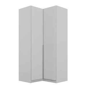 Armoire d’angle Alabama II Gris - Hauteur : 210 cm - Sans portes miroir