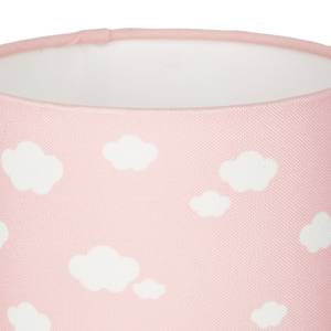 Lampe Wolke 7 Coton / Acier inoxydable - 1 ampoule - Rose