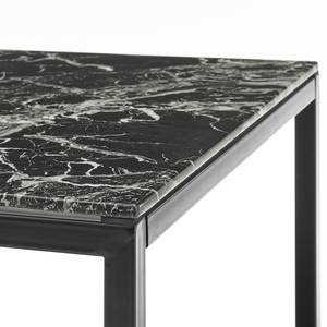 Table basse La Jarne (lot de 3) Noir - Verre - 120 x 50 x 60 cm