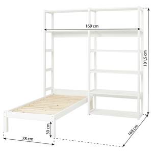 Regal Storey mit Bett I Breite: 169 cm