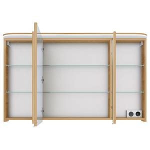 Spiegelschrank Balto Inklusive Beleuchtung - Eiche Riviera Dekor - Breite: 120 cm