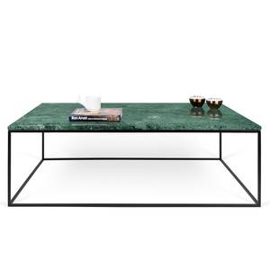 Table basse Gleam I Marbre / Métal - Vert / Noir - Largeur : 120 cm