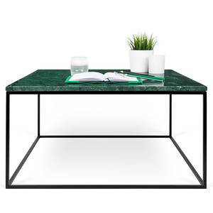 Table basse Gleam I Marbre / Métal - Vert / Noir - Largeur : 75 cm