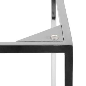 Table basse Gleam II Marbre / Métal - Vert / Chrome
