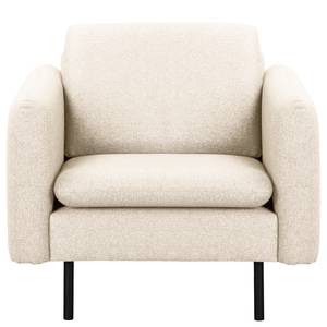 Fauteuil La Motte Tissu - Tissu Sogol: Gravier - Sans repose-pieds