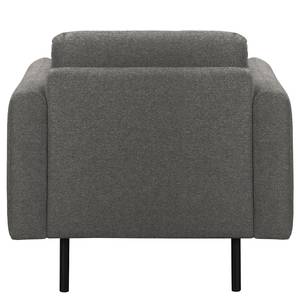 Fauteuil La Motte Tissu - Tissu Sogol: Gris foncé - Sans repose-pieds