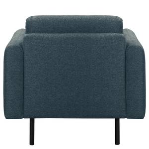 Fauteuil La Motte geweven stof - Geweven stof Sogol: Donkerblauw	 - Zonder hocker