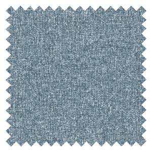 Fauteuil La Motte geweven stof - Geweven stof Sogol: Jeansblauw - Met hocker