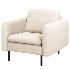 Fauteuil La Motte Tissu - Tissu Sogol: Gravier - Avec repose-pieds