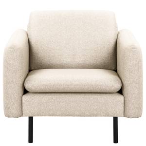 Fauteuil La Motte Tissu - Tissu Sogol: Gravier - Avec repose-pieds